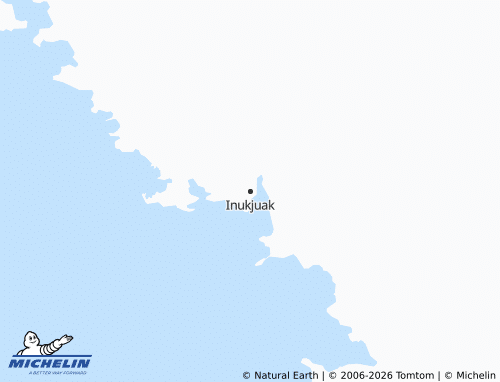 MICHELIN Inukjuak map - ViaMichelin