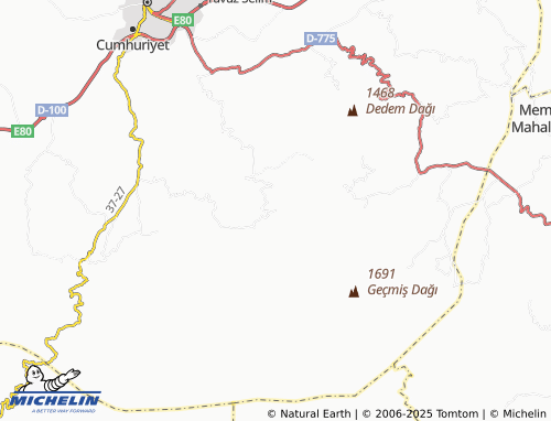MICHELIN Yağcılar map - ViaMichelin