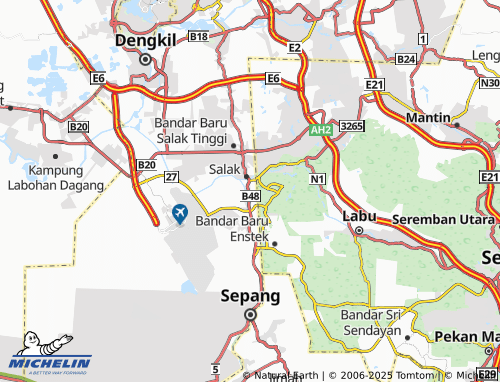 MICHELIN Taman Desa Merpati map - ViaMichelin