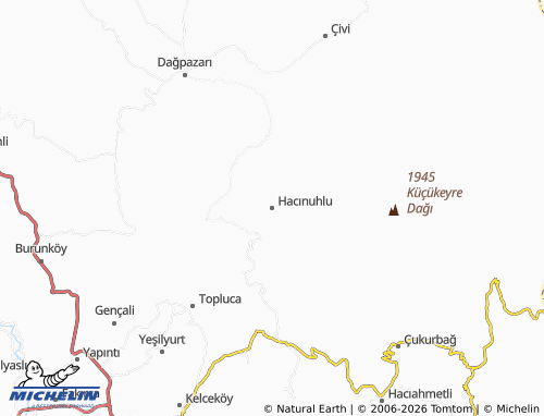 MICHELIN Hacınuhlu map - ViaMichelin