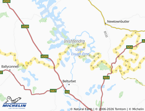 Kaart MICHELIN Foalies Bridge - ViaMichelin