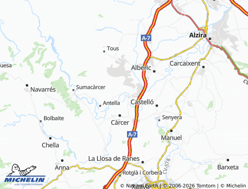 Mappa MICHELIN Gavarda - ViaMichelin