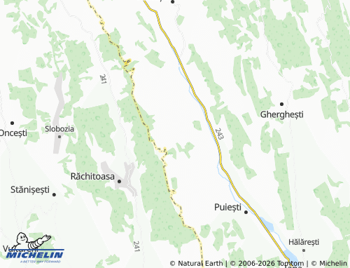 MICHELIN Lălești map - ViaMichelin