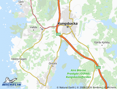 MICHELIN-Landkarte Oskarsberg - ViaMichelin