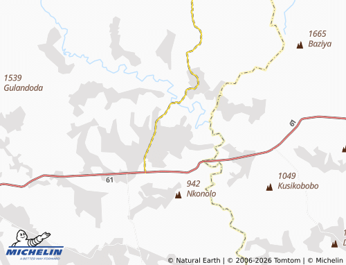 MICHELIN-Landkarte Mtini - ViaMichelin