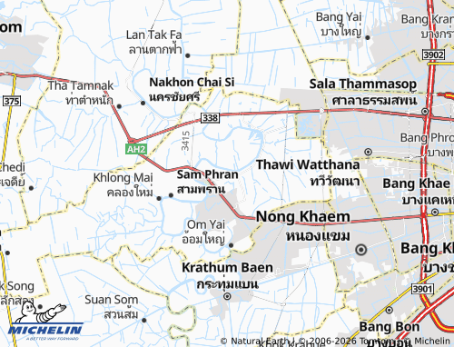 Kaart MICHELIN Tha Talat - ViaMichelin