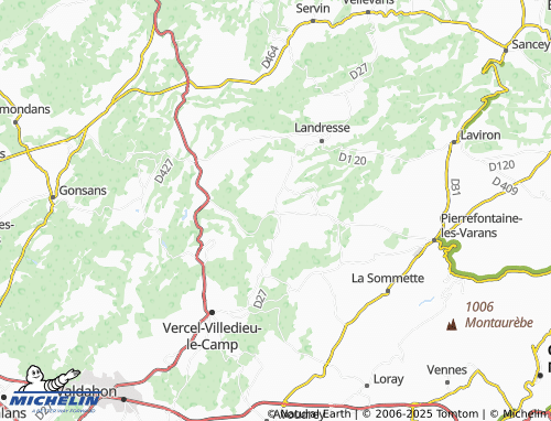 MICHELIN Villers-Chief map - ViaMichelin