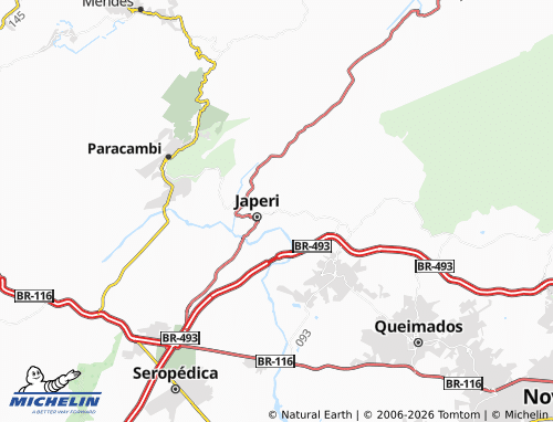 MICHELIN Chacrinha map - ViaMichelin