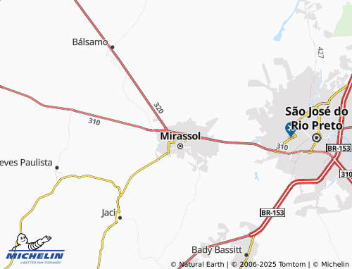MICHELIN Moreira map - ViaMichelin