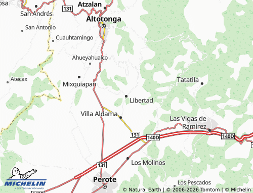 Mapa MICHELIN Libertad - ViaMichelin