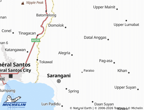 MICHELIN Alegria map - ViaMichelin