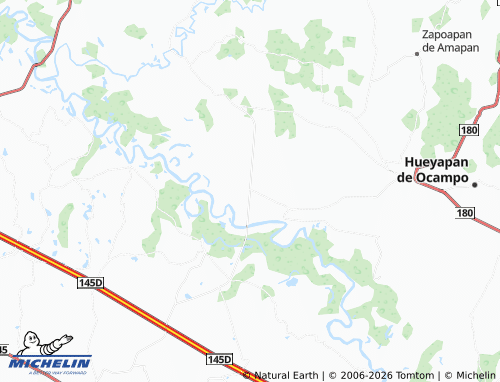 Mapa MICHELIN Cuatotolapan Centro - ViaMichelin