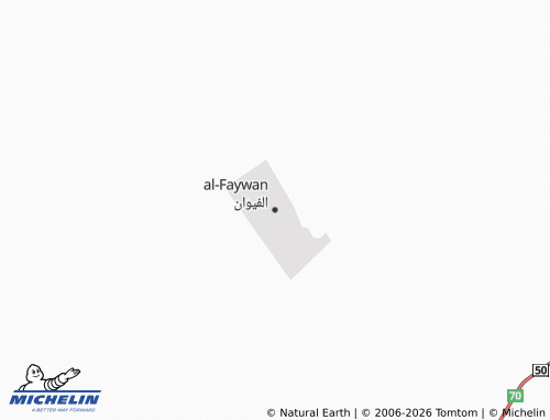 MICHELIN Al Fiwan map - ViaMichelin