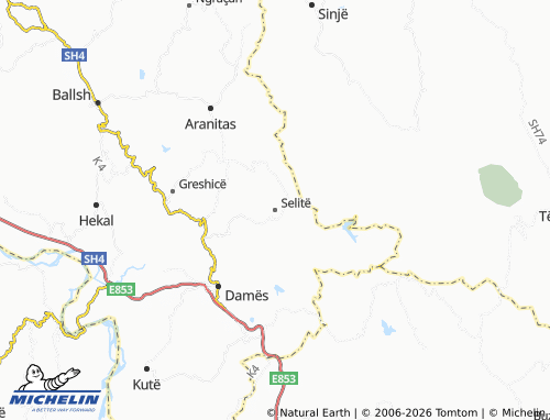 Mappa MICHELIN Selitë - ViaMichelin