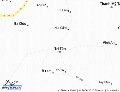 Mapa MICHELIN Châu Lăng - ViaMichelin