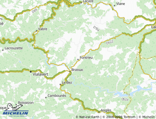 Mappa MICHELIN Fontrieu - ViaMichelin