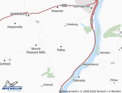 Mappa MICHELIN Pallas - ViaMichelin