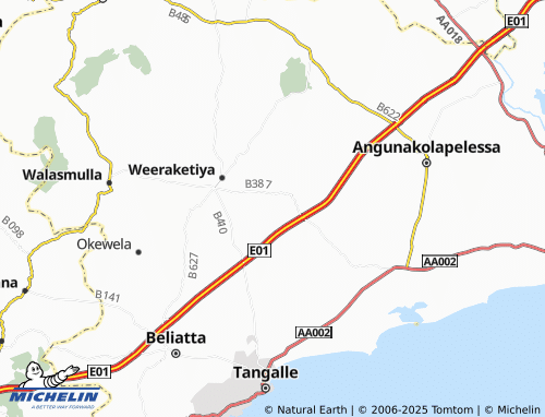MICHELIN Heenbunna map - ViaMichelin