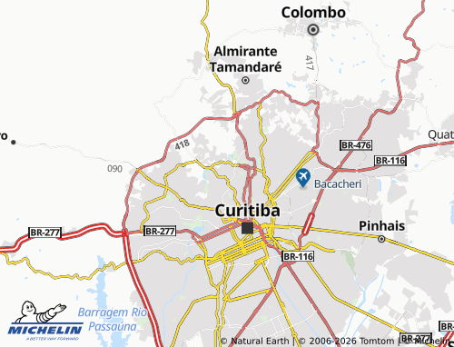 Mapa MICHELIN Pilarzinho - ViaMichelin