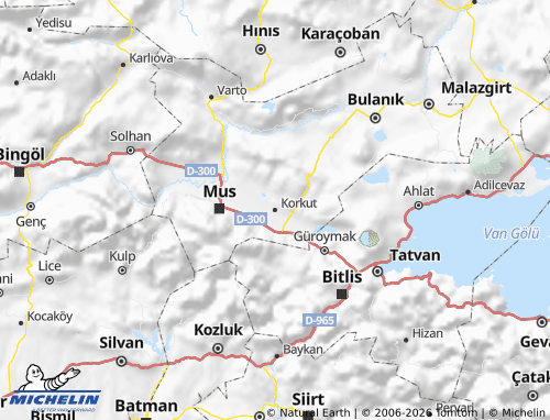 Kaart MICHELIN Korkut - ViaMichelin