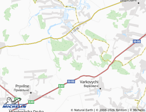 Mappa MICHELIN Olybiv - ViaMichelin