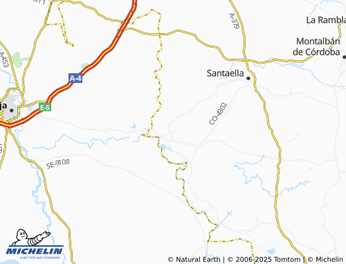 MICHELIN La Montiela map - ViaMichelin