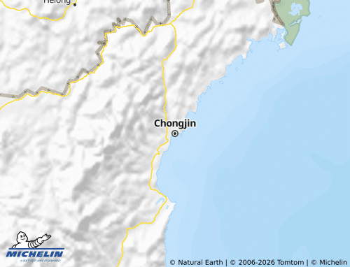 Mapa MICHELIN Hamgyong-Bukto - ViaMichelin