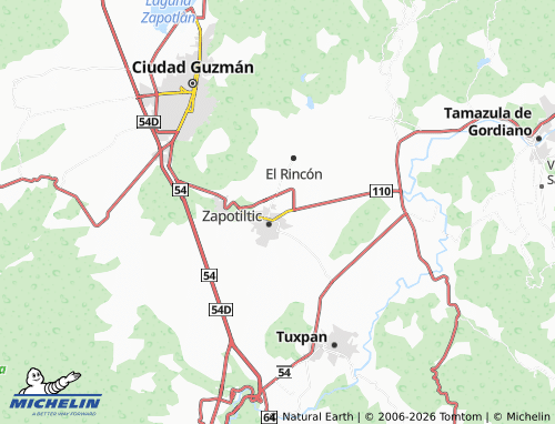 MICHELIN Villas de Chapultepec map - ViaMichelin