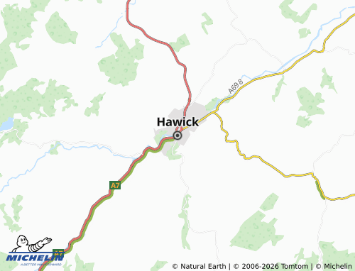MICHELIN Hawick map - ViaMichelin