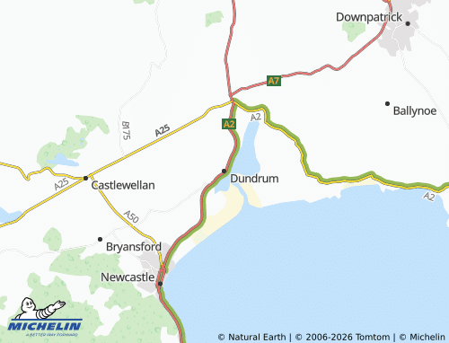 MICHELIN Dundrum map - ViaMichelin