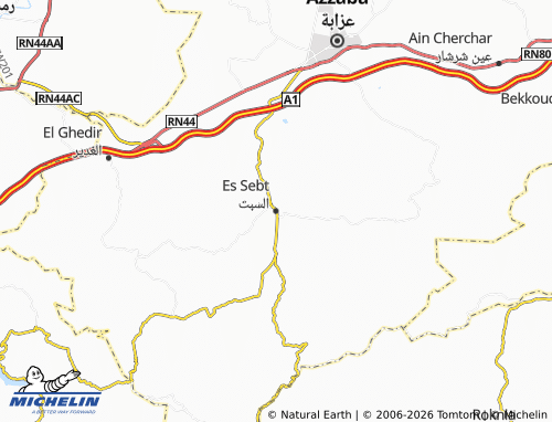 Carte MICHELIN Es Sebt - ViaMichelin