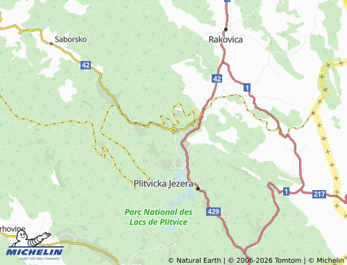 Mapa MICHELIN Poljanak - ViaMichelin