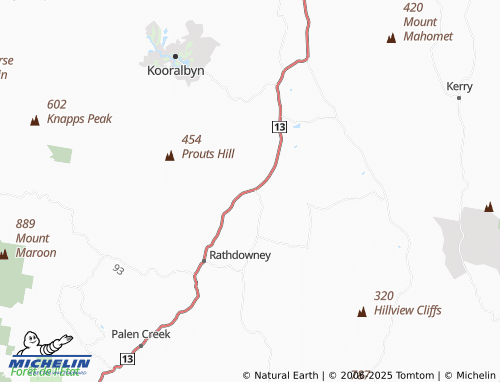 MICHELIN Innisplain map - ViaMichelin