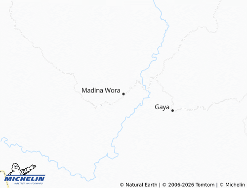 MICHELIN-Landkarte Madina Wora - ViaMichelin