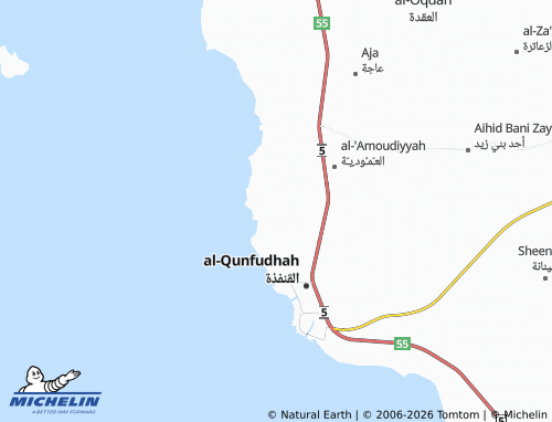 Carte MICHELIN al-Murjan - ViaMichelin