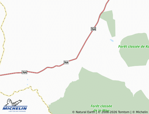 MICHELIN Koumbia map - ViaMichelin