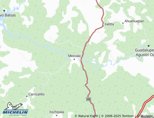 MICHELIN Vicente Guerrero map - ViaMichelin