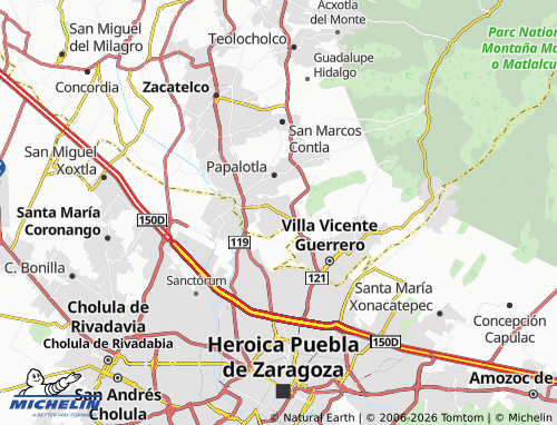 Mapa MICHELIN Tenancingo - ViaMichelin