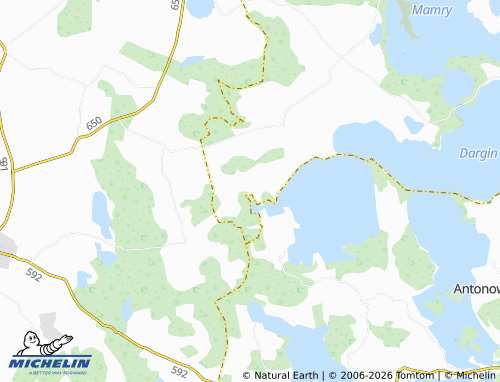 MICHELIN Pilwa map - ViaMichelin
