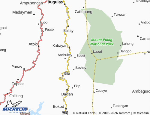 Mapa MICHELIN Eddet - ViaMichelin
