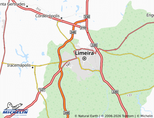Mappa MICHELIN Amparo-Limeirânea - ViaMichelin