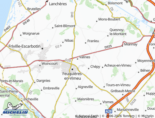 Mappa MICHELIN Valines - ViaMichelin