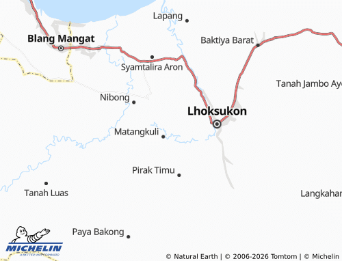 MICHELIN Keude Matang Kuli map - ViaMichelin