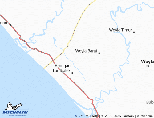 MICHELIN Karang Hampa map - ViaMichelin