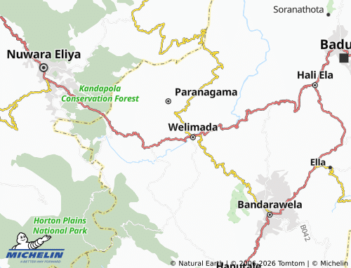 MICHELIN Welimada Watta map - ViaMichelin