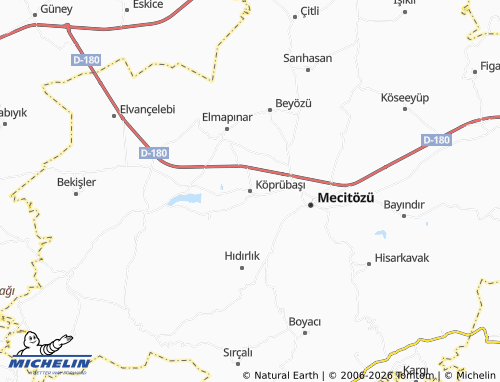 Mappa MICHELIN Köprübaşı - ViaMichelin