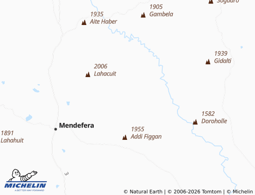 MICHELIN Newih Zban map - ViaMichelin