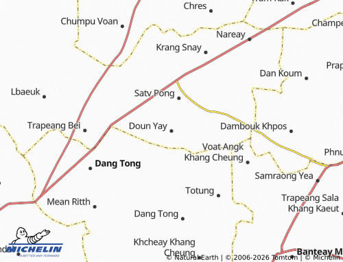 Mappa MICHELIN Doun Yay - ViaMichelin