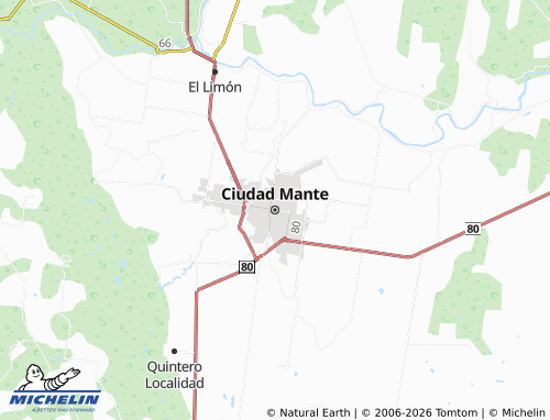 MICHELIN Ciudad Mante map - ViaMichelin