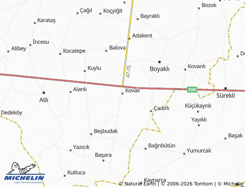 Mappa MICHELIN Kovalı - ViaMichelin